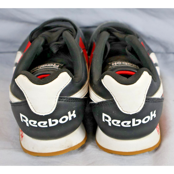 Reebok Shoes Mens Size 4.5 Black Red White Classic Jogger Gum Sole Sneaker Retro - Picture 4 of 8